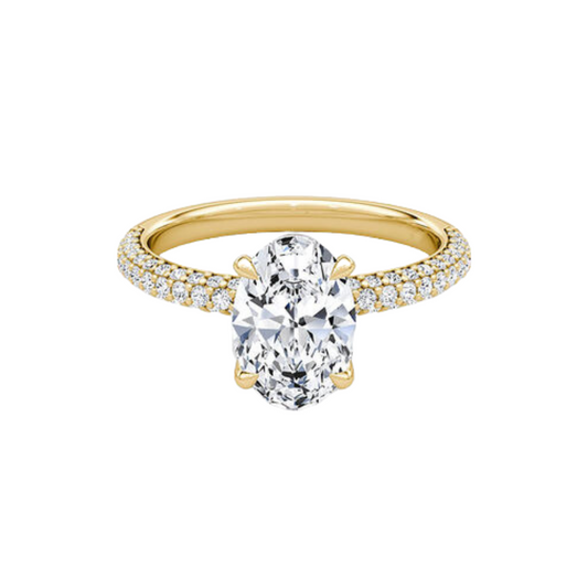 Oval Cut Wedding Ring 2.0CT