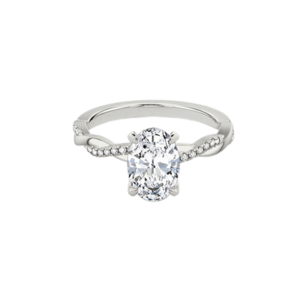 Oval Cut Wedding Ring 1.5CT