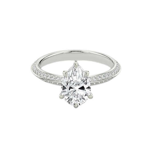 Pear Shape Wedding Ring 1.5CT