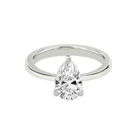 Pear Shape Wedding Ring 1.5CT