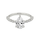 Pear Shaped Wedding Ring 2CT