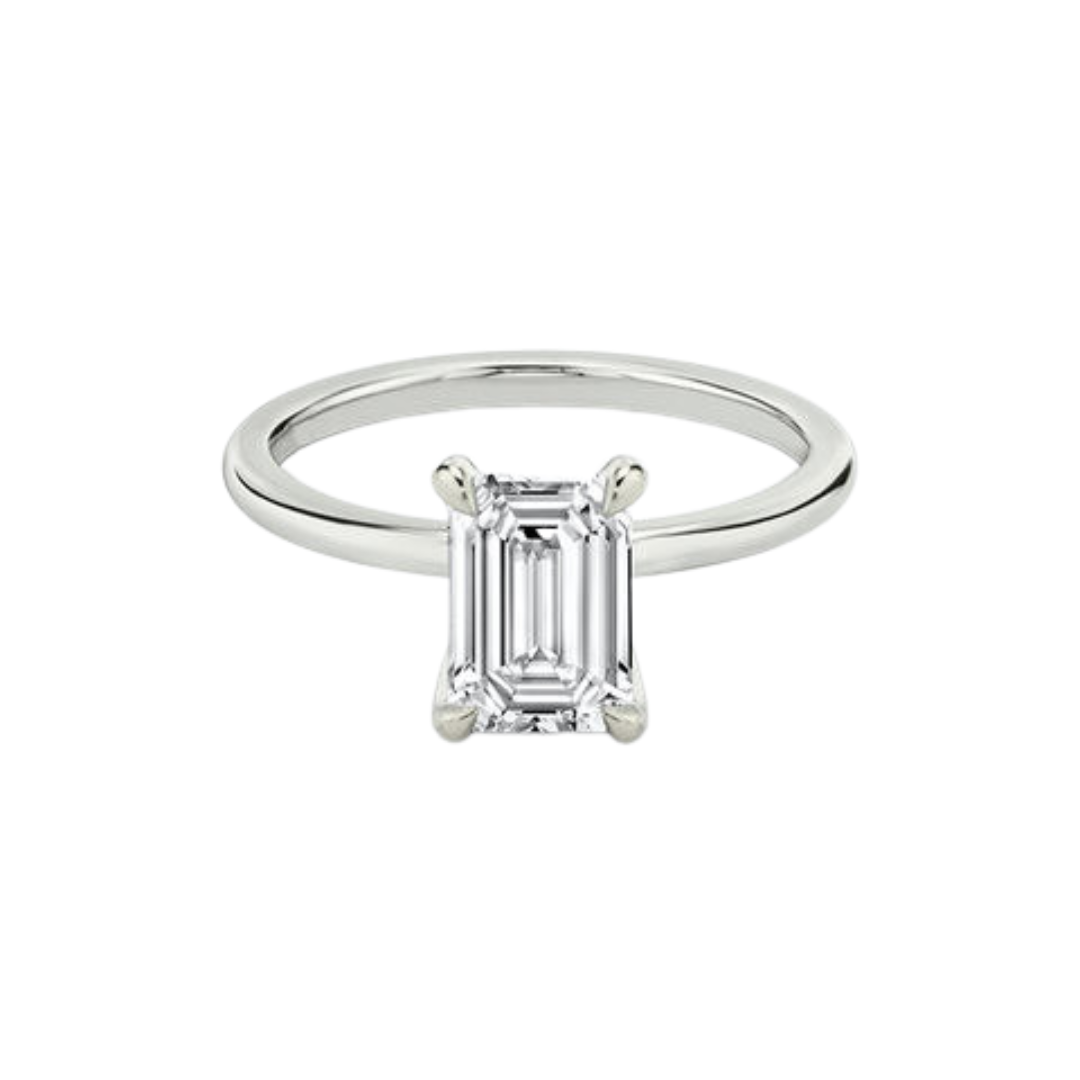 Emerald Cut Wedding Ring 2.0CT