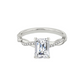 Emerald Cut Wedding Ring 2.0CT