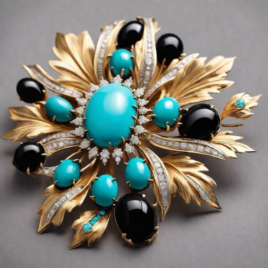 Diamond, Turquoise & Onyx Collection