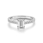 Emerald Cut Wedding Ring 1.0CT