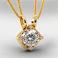 Special KVJ Design Gold Diamond Necklace