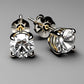 Special KVJ Design Gold Diamond Earrings