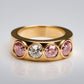 Special KVJ Design Gold Diamond Ring