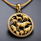 Special KVJ Design Gold Diamond Necklace