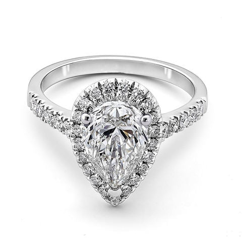 Pear Shape Wedding Ring 1.0CT