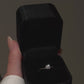 Elegant 14K White Gold Solitaire Ring – 0.50 ct Lab-Grown Diamond