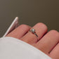 Elegant 14K White Gold Solitaire Ring – 0.50 ct Lab-Grown Diamond