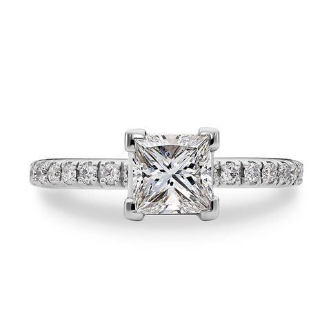 Princess Cut Wedding Ring 2.0CT