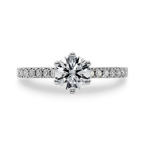 Round Cut Wedding Ring 1.0CT