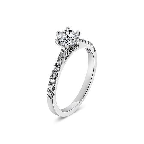 Round Cut Wedding Ring 1.0CT