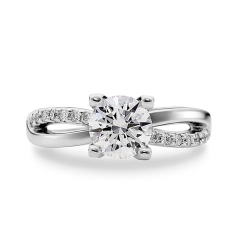 Round Cut Wedding Ring 1.0CT